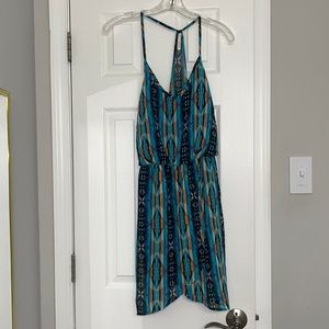 SOLD Aztec Print Hello Miss Sleeveless Dress